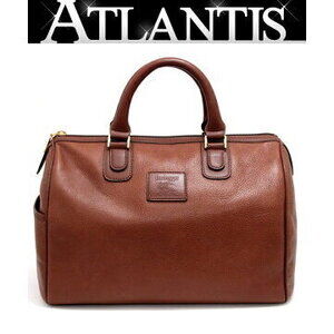 Burberry Boston Bag Leather Brown